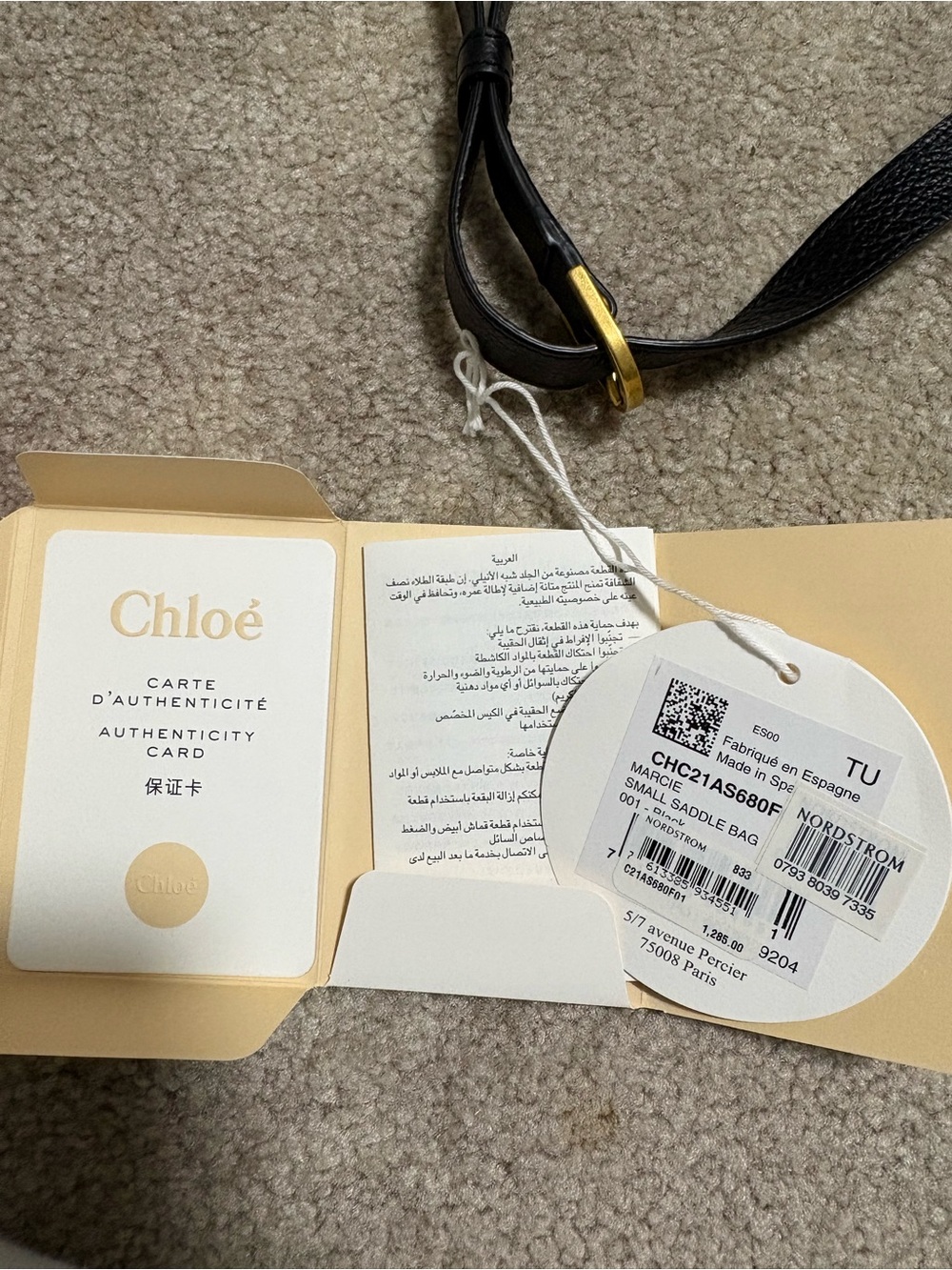Chloe small saddle bag - Picture 6 of 7